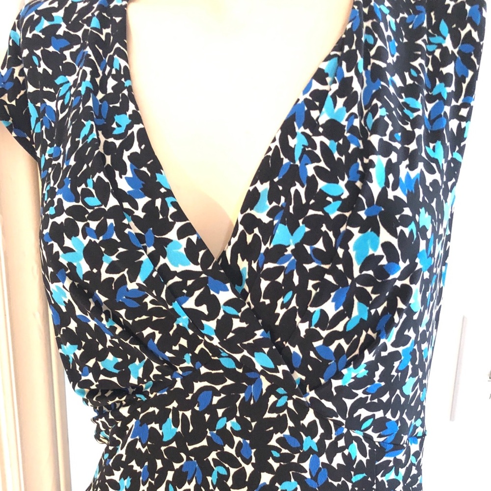 Jones of New York woman long print dress 14w